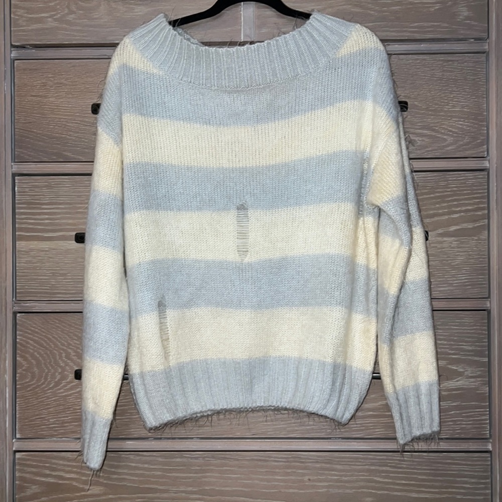 Easel Brand Distressed Sweater
